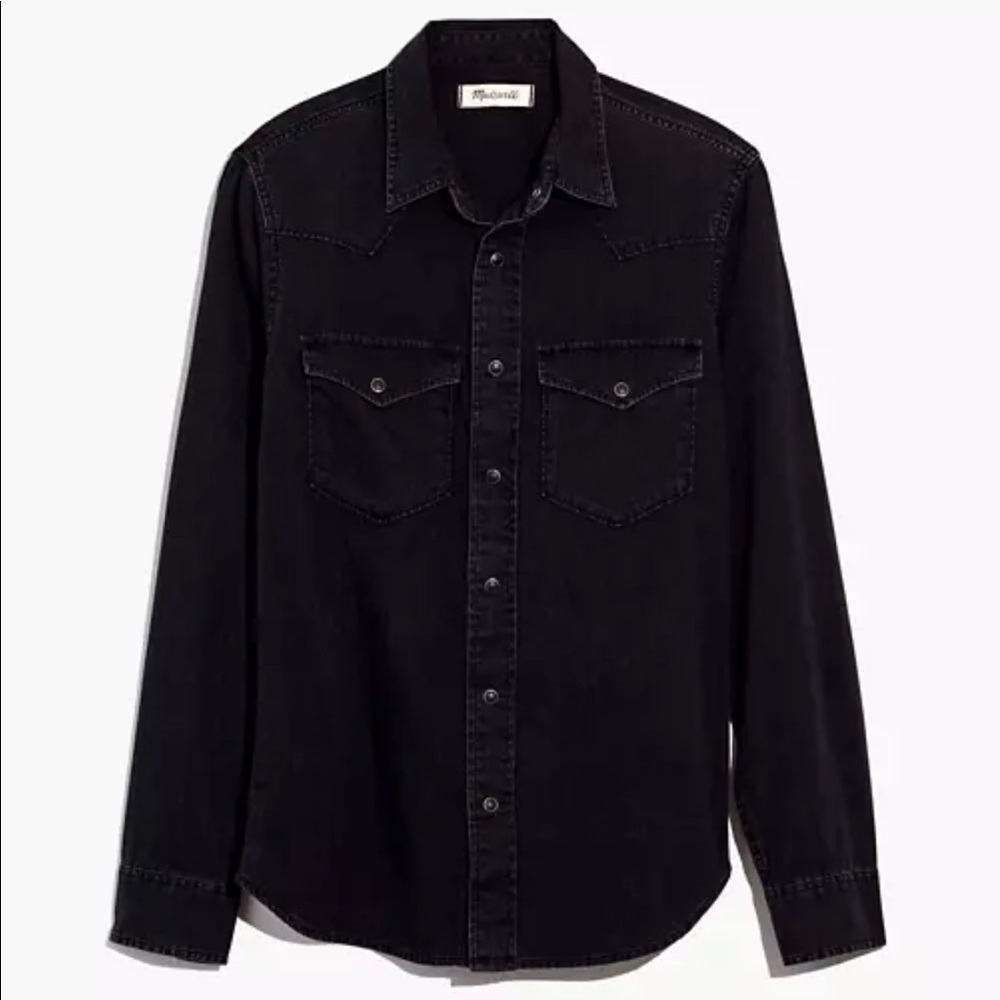 Madewell Perfect Shirt in Black